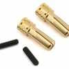 Team Brood Pure Energy 5mm Screw Bullet Connector (2) -SAVOX Shop bro tbr pe5mmplugsmale