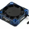 Team Brood Ventus XL Aluminum 40mm ESC Fan W/Micro Plug (Blue) -SAVOX Shop bro tbr ventusxleblue