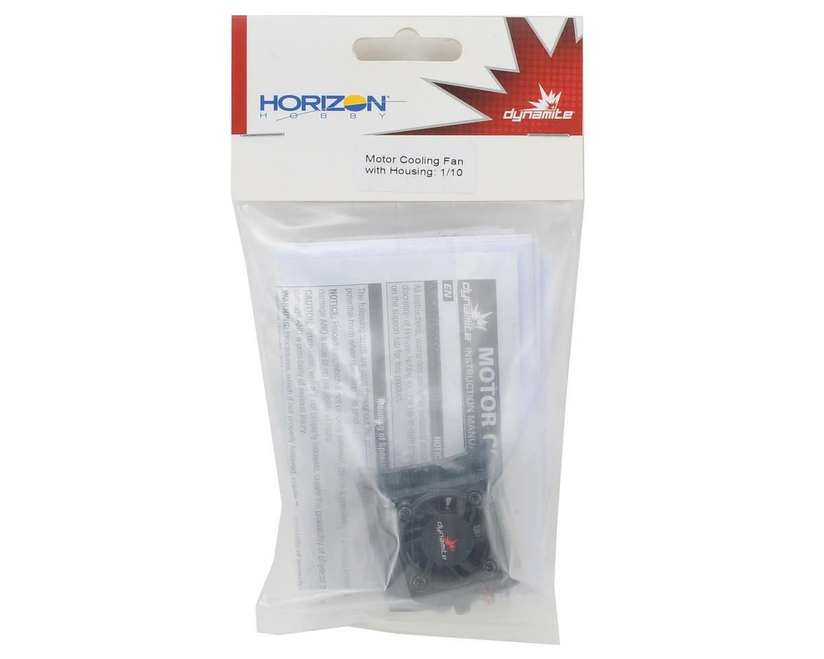 Dynamite 1/10th Scale Motor Fan Shroud W/Fan 4 Dynamite 1/10th Scale Motor Fan Shroud W/Fan - Image 2