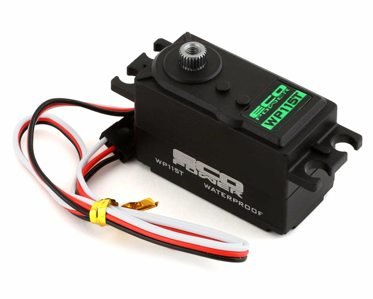 EcoPower WP115T Low Profile High Torque Waterproof Metal Gear Servo (High Voltage) 3 EcoPower WP115T Low Profile High Torque Waterproof Metal Gear Servo (High Voltage)