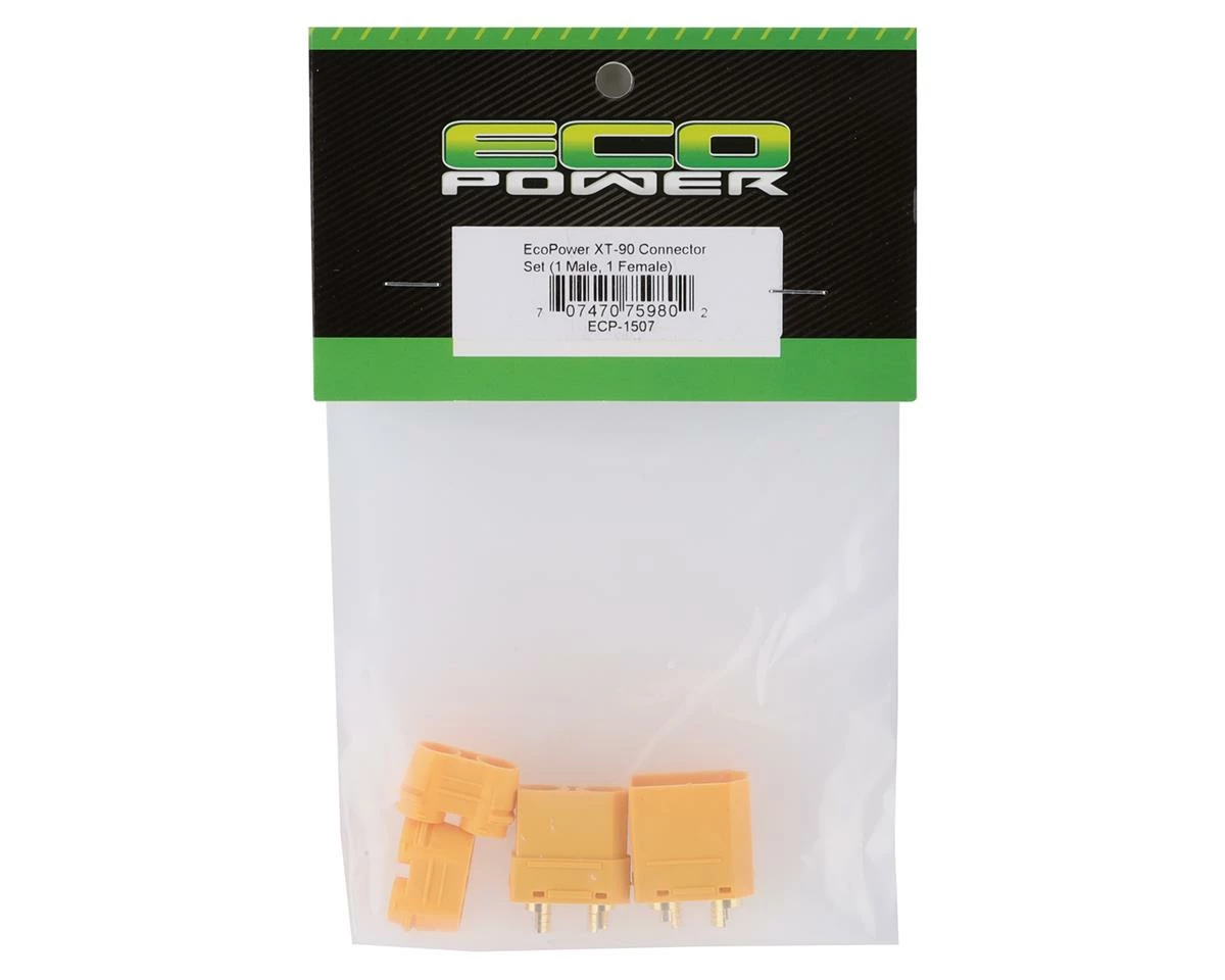 EcoPower XT-90 Connector Set (1 Male, 1 Female) 4 EcoPower XT-90 Connector Set (1 Male, 1 Female) - Image 2
