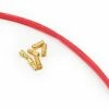 E-Flite 3.5mm Gold Bullet Connector Set W/Heatshrink (3 Male/3 Female) -SAVOX Shop efla241