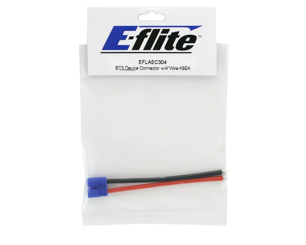 E-Flite EC3 Device Connector W/4" Wire (13GA) 4 E-Flite EC3 Device Connector W/4" Wire (13GA) - Image 2