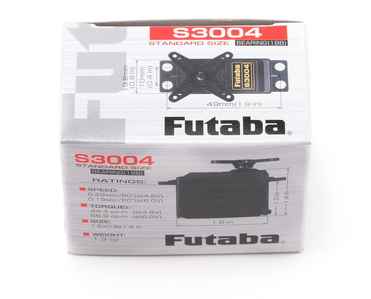 FUTABA S3004 Standard Light Weight Ball Bearing Servo 4 FUTABA S3004 Standard Light Weight Ball Bearing Servo - Image 2