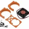 Hot Racing Traxxas Clip-On Two-Piece Motor Heat Sink W/Fan (Orange) -SAVOX Shop hramh550te03