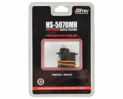 Hitec HS-5070MH Digital HV Ultra Torque Metal Gear Feather Servo -SAVOX Shop hrc35070 2