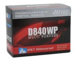 Hitec D840WP Waterproof High Speed Steel Gear Large Scale Servo (High Voltage) -SAVOX Shop hrc36840 2