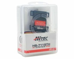 Hitec HS-7115TH Ultra Premium High-Voltage Titanium Gear Slim Wing Servo -SAVOX Shop hrc37115s 2