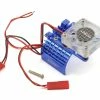 Team Integy 540/550 Motor Heatsink & Cooling Fan (Blue) -SAVOX Shop intc22470bl