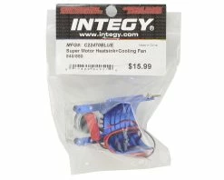Team Integy 540/550 Motor Heatsink & Cooling Fan (Blue) -SAVOX Shop intc22470bl 1