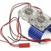 Team Integy Super Twin Fan 540/550 Motor Heatsink (Blue) -SAVOX Shop intc23139bl