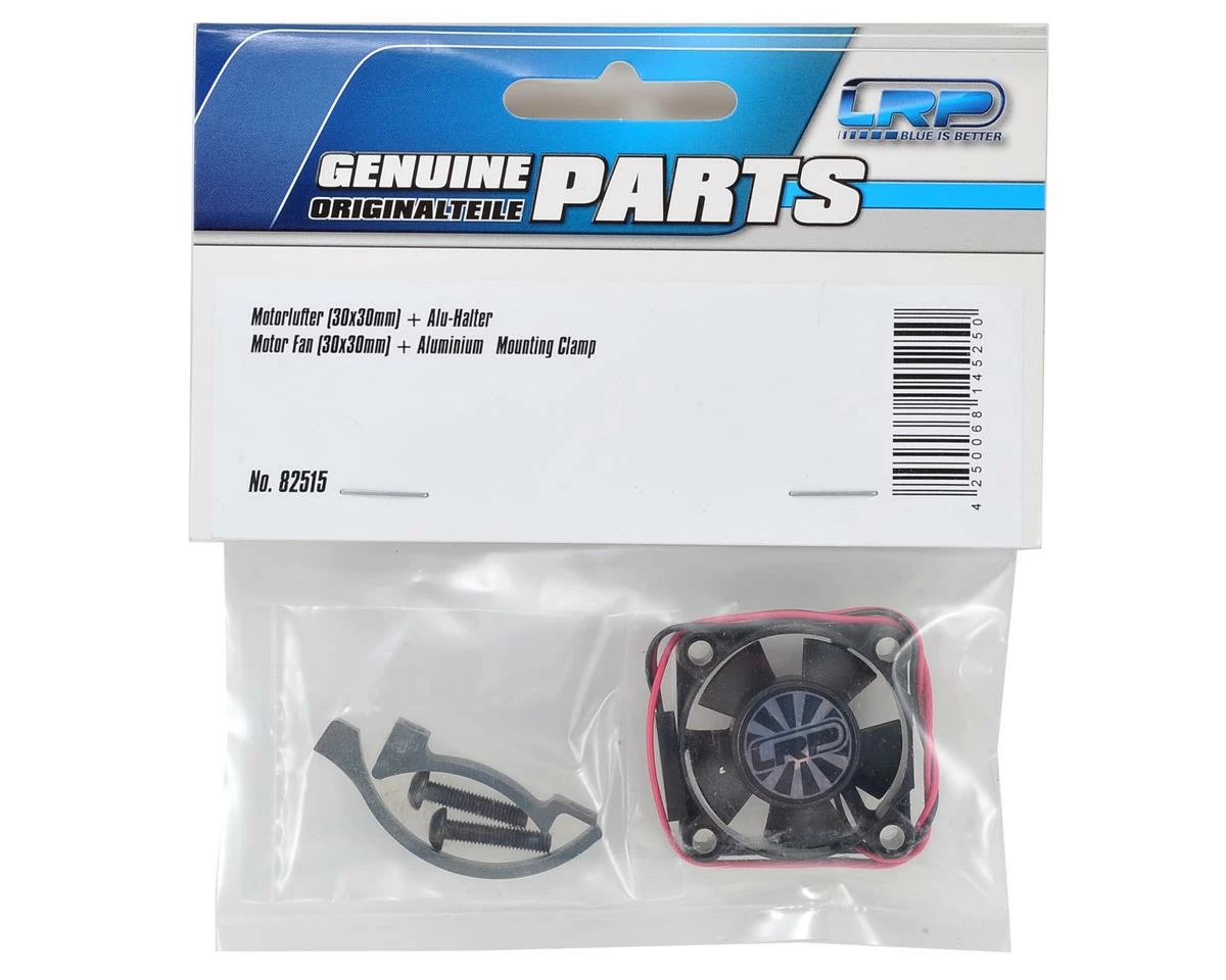 LRP 30x30mm 540 Motor Fan W/Aluminum Clamp 4 LRP 30x30mm 540 Motor Fan W/Aluminum Clamp - Image 2