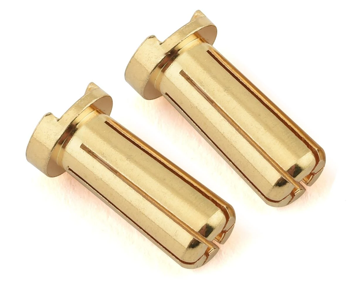 Maclan Max Current 5mm Low Profile Gold Bullet Connectors (2) 3 Maclan Max Current 5mm Low Profile Gold Bullet Connectors (2)
