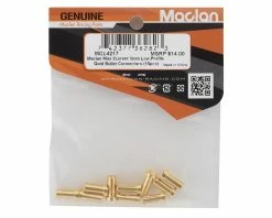 Maclan Max Current 5mm Low Profile Gold Bullet Connectors (10) -SAVOX Shop mcl4217 1