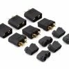Maclan XT90 Connectors (3 Female/3 Male) (Black) -SAVOX Shop mcl4269