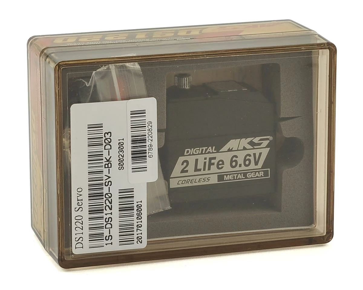 MKS Servos DS1220 Titanium Gear Ultra High Torque Standard Digital Servo 5 MKS Servos DS1220 Titanium Gear Ultra High Torque Standard Digital Servo - Image 3