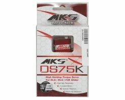 MKS Servos DS75K-N Titanium Gear High Speed Glider Wing Servo W/Aluminum Case (No Tabs) -SAVOX Shop mks ds75k n 2