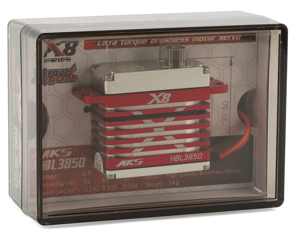 MKS Servos X8 HBL3850 Brushless Metal Gear High Torque Digital Servo 5 MKS Servos X8 HBL3850 Brushless Metal Gear High Torque Digital Servo - Image 3