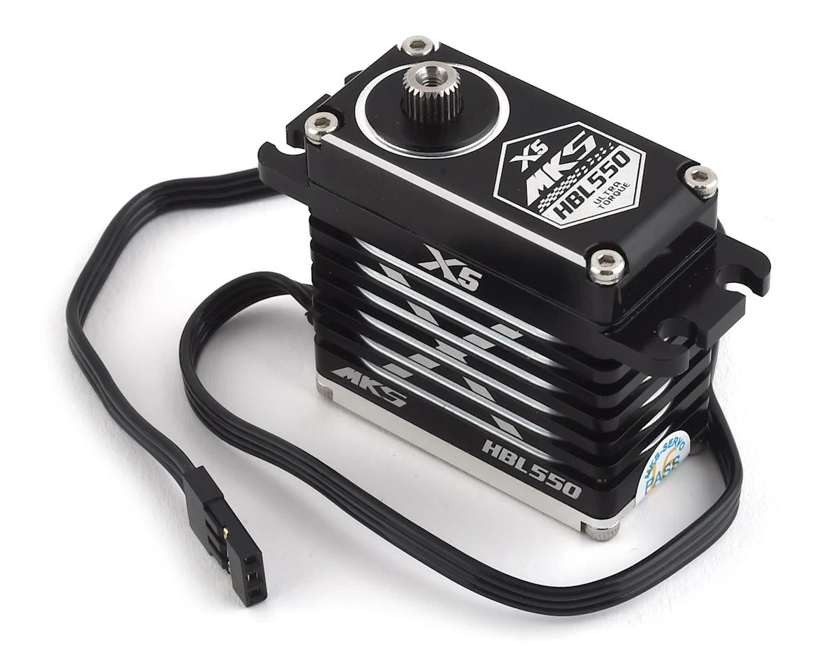 MKS Servos X5 HBL550 Brushless Metal Gear High Torque Digital Servo (High Voltage) 3 MKS Servos X5 HBL550 Brushless Metal Gear High Torque Digital Servo (High Voltage)
