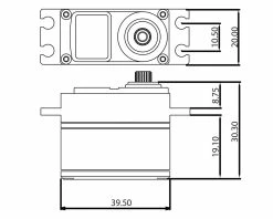 Protek RC 160T Low Profile High Torque Metal Gear Servo High Voltage/Metal Case 9 Protek RC 160T Low Profile High Torque Metal Gear Servo High Voltage/Metal Case -SAVOX Shop ptk 160t 2