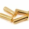 Protek RC 5.0mm "Super Bullet" Solid Gold Connectors (4 Male) -SAVOX Shop ptk 5022