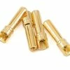 Protek RC 4.0mm "Super Bullet" Solid Gold Connectors (4 Male) -SAVOX Shop ptk 5035