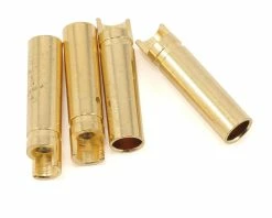 Protek RC 4.0mm "Super Bullet" Solid Gold Connectors (4 Female)