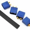 Protek RC 4.5mm "TruCurrent" XT90 Polarized Device Connectors (4 Male) -SAVOX Shop ptk 5038