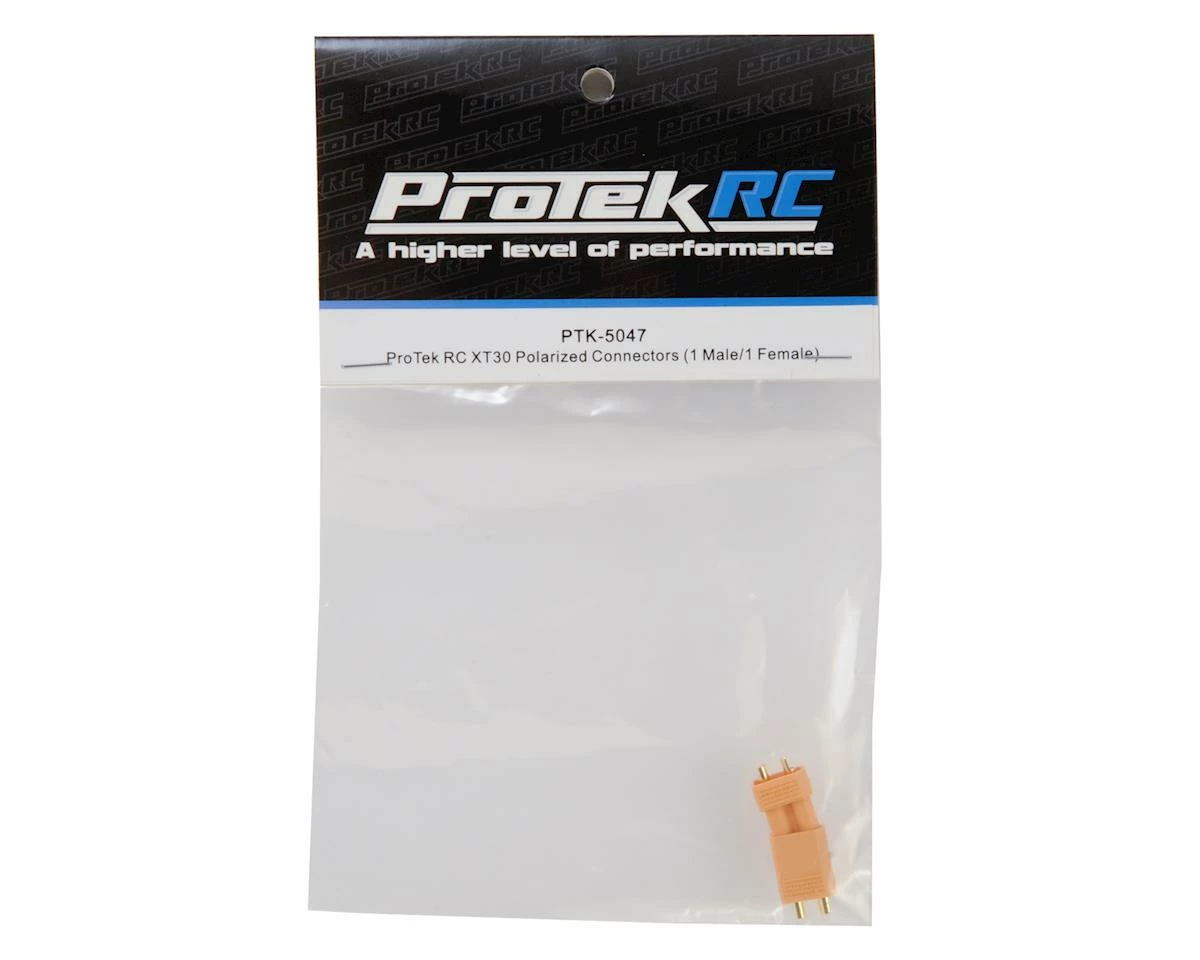 Protek RC XT30 Polarized Connectors (1 Male/1 Female) 4 Protek RC XT30 Polarized Connectors (1 Male/1 Female) - Image 2