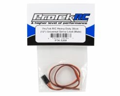 Protek RC Heavy Duty 30cm (12") Universal Servo Lead (Male) -SAVOX Shop ptk 5208 1