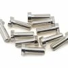 Ruddog 4mm Silver Male Bullet Plug (10) (14mm Long) -SAVOX Shop rdgrp 0190