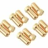 Ruddog 5mm Short Gold Male Bullet Plug (10) (10mm Long) -SAVOX Shop rdgrp 0196