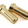 Ruddog 5mm Gold Male Bullet Plug (2) (14mm Long) -SAVOX Shop rdgrp 0264