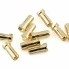 Ruddog 5mm Gold Male Bullet Plug (10) (14mm Long) -SAVOX Shop rdgrp 0265