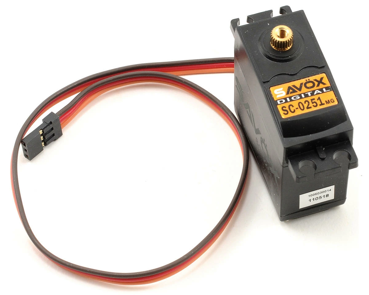 Savox SC-0251 "Larger Standard" Digital High Torque Metal Gear Servo 3 Savox SC-0251 "Larger Standard" Digital High Torque Metal Gear Servo