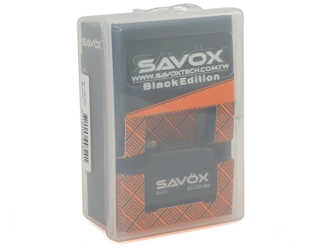 Savox SC-1251MG Black Edition Low Profile Digital "High Speed" Metal Gear Servo 5 Savox SC-1251MG Black Edition Low Profile Digital "High Speed" Metal Gear Servo - Image 3