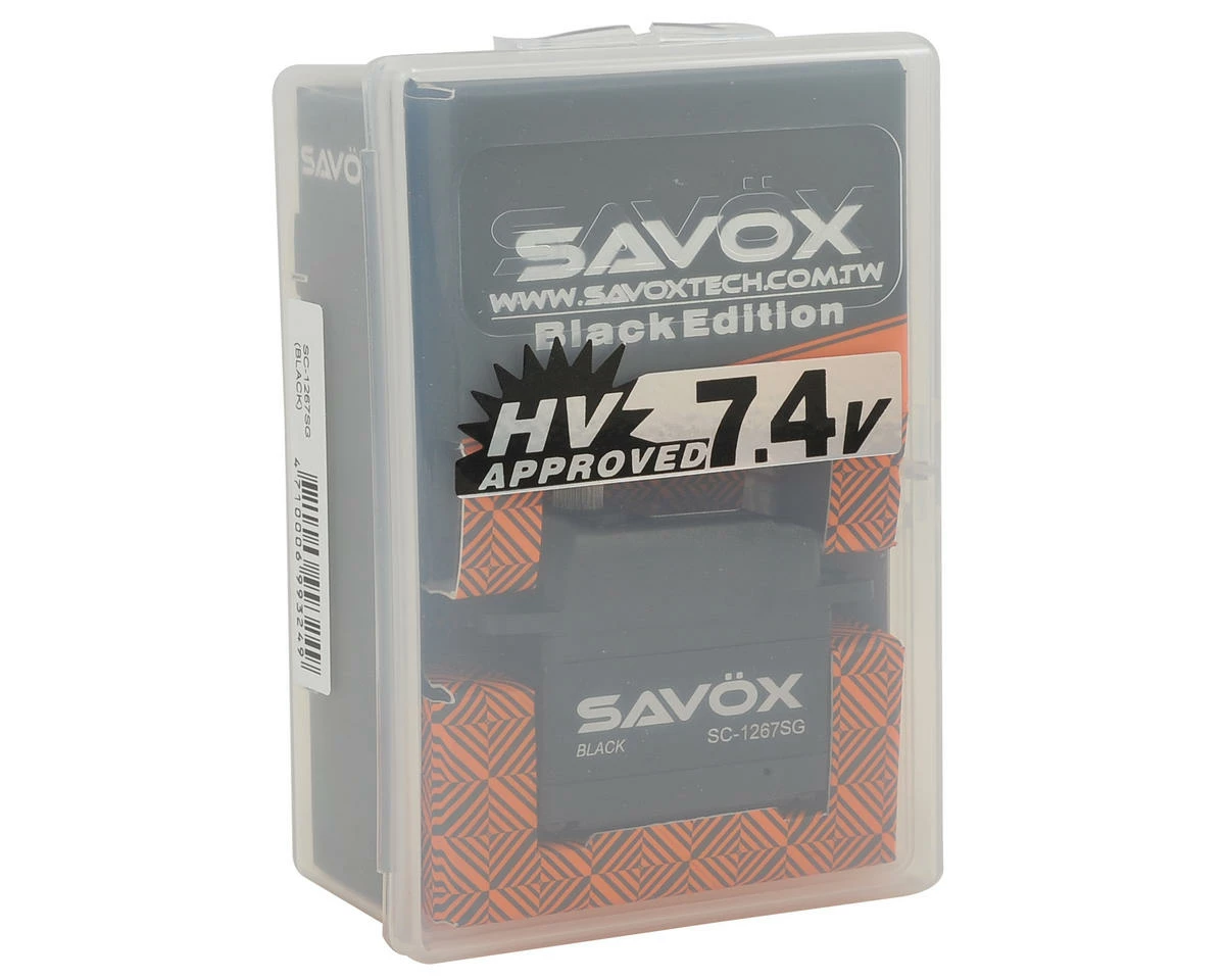Savox SC-1267SG Black Edition Super Speed Steel Gear Servo (High Voltage) 5 Savox SC-1267SG Black Edition Super Speed Steel Gear Servo (High Voltage) - Image 3
