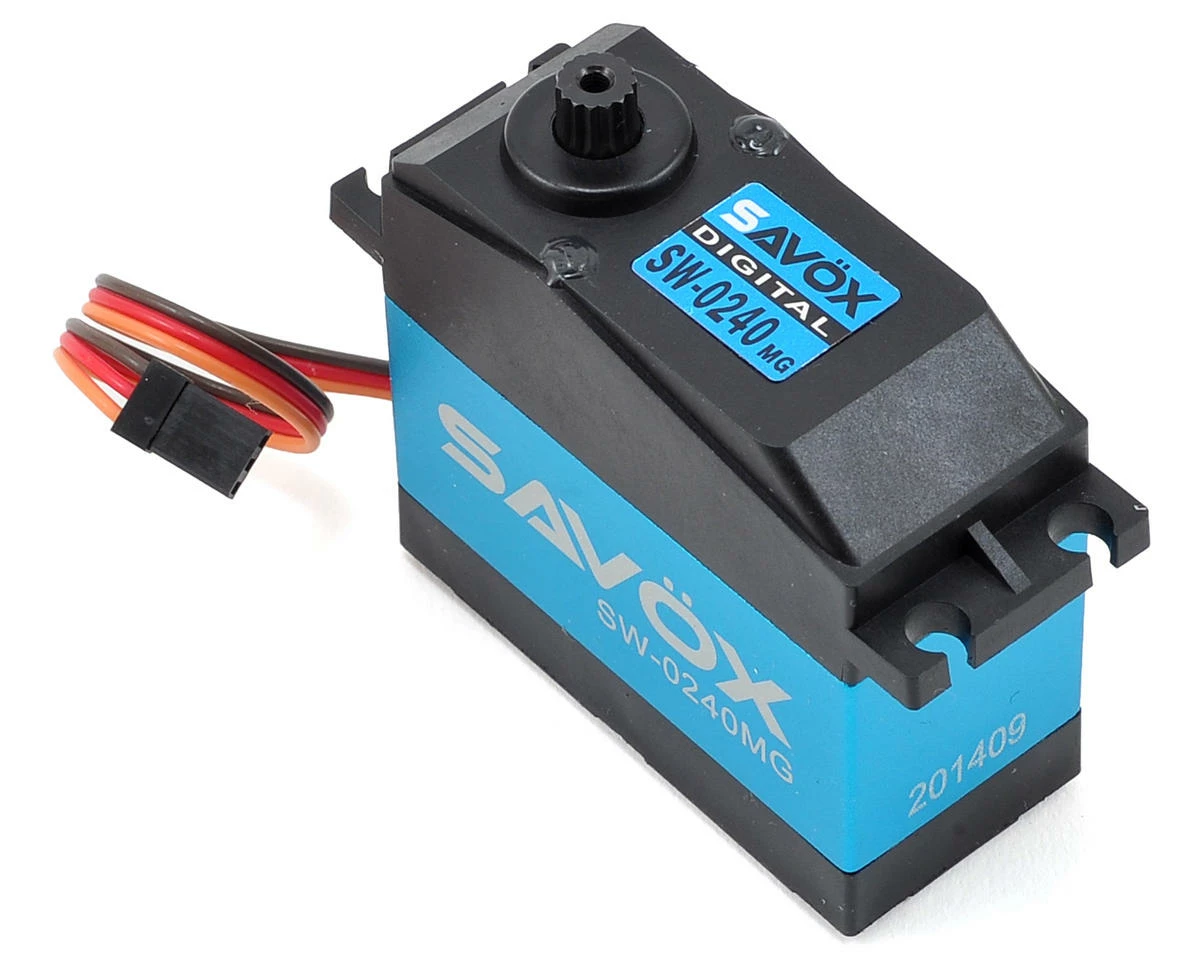 Savox SW-0240MG "Super Speed" Waterproof Digital 1/5 Scale Servo (High Voltage) 3 Savox SW-0240MG "Super Speed" Waterproof Digital 1/5 Scale Servo (High Voltage)