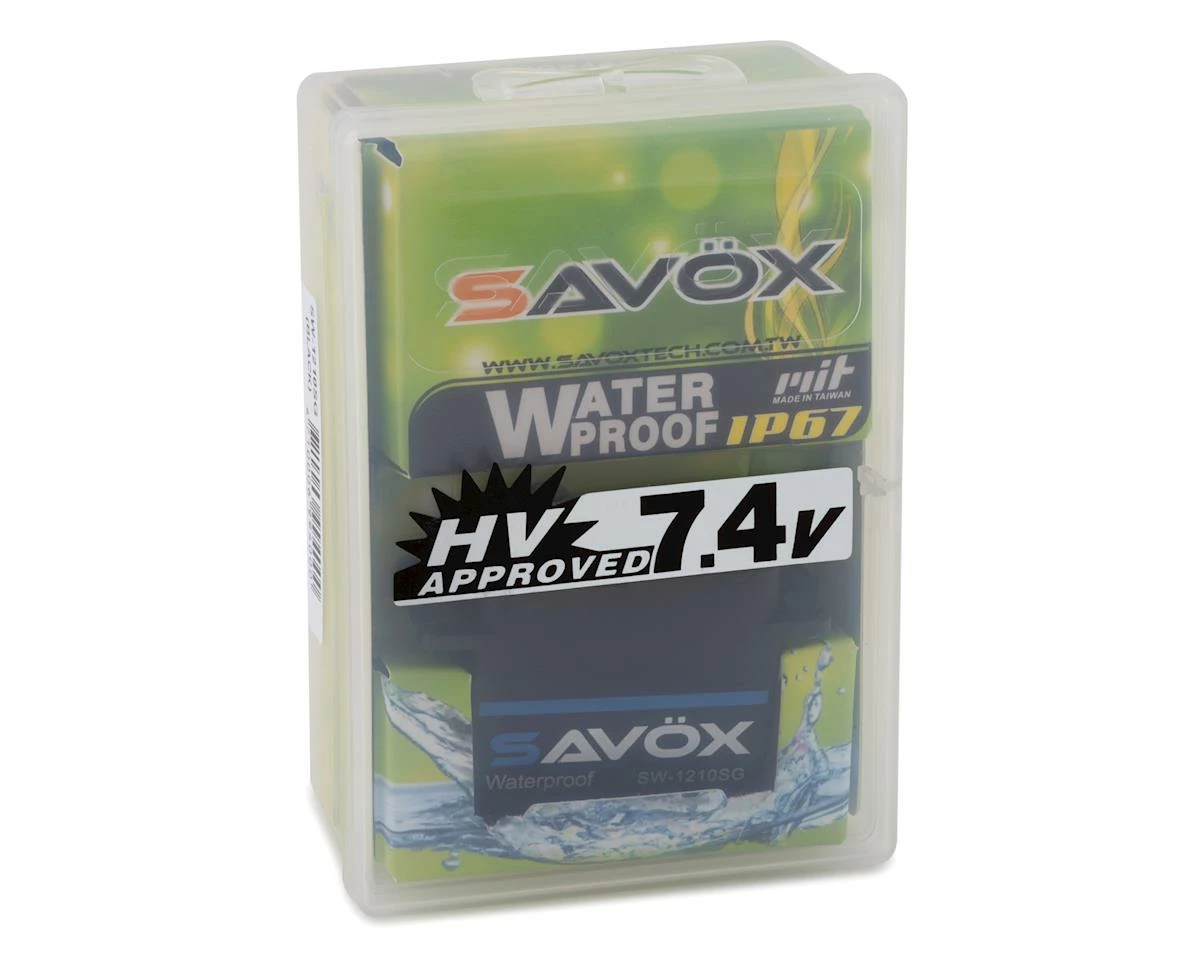 Savox SW-1210SG Black Edition "Tall" Waterproof Digital Servo (High Voltage) 5 Savox SW-1210SG Black Edition "Tall" Waterproof Digital Servo (High Voltage) - Image 3