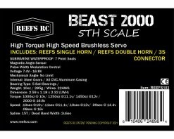Reefs RC Beast 2000 Waterproof Digital 1/5 Scale Brushless Servo (High Voltage) -SAVOX Shop sehreefs103 4