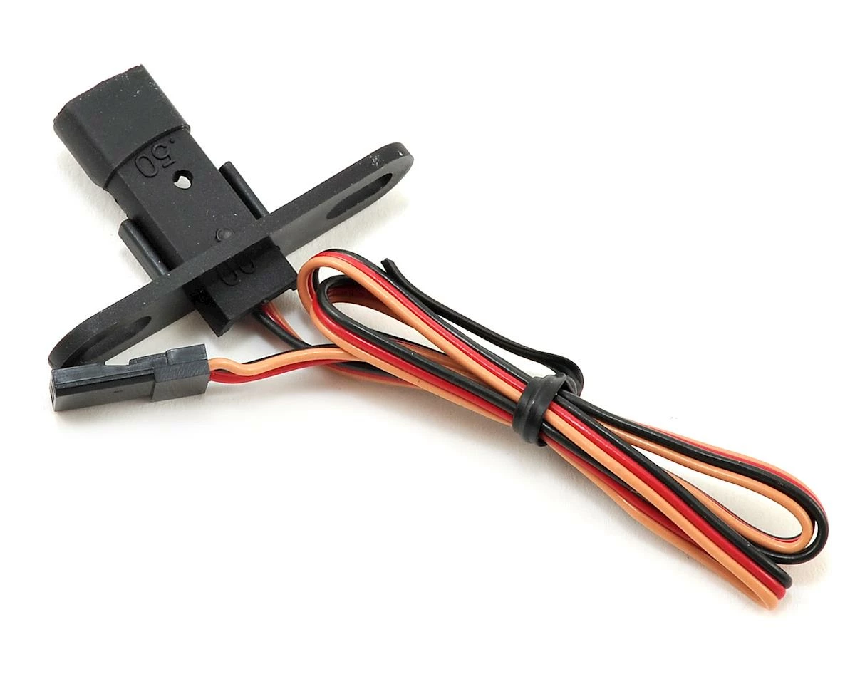 Spektrum RC Aircraft RPM Sensor & Bracket W/Std Servo Connector 3 Spektrum RC Aircraft RPM Sensor & Bracket W/Std Servo Connector