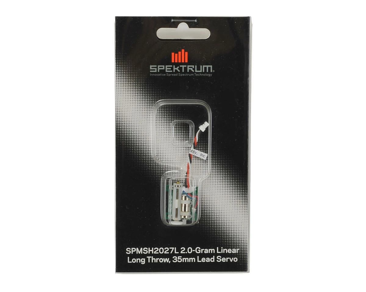 Spektrum RC 2.0g SH2027L Linear Long Throw Servo W/35mm Servo Lead 4 Spektrum RC 2.0g SH2027L Linear Long Throw Servo W/35mm Servo Lead - Image 2