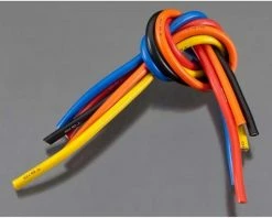 TQ WIRE Silicone Wire Pack (5) (1 Each) (10AWG) (Black, Red, Blue, Yellow, Orange)