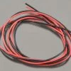TQ WIRE Hin Wall Silicone Wire (Red & Black) (3' Each) (22AWG) -SAVOX Shop tqw2200