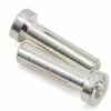 TQ WIRE 4mm Low Profile Male Bullet Connectors (Silver) (18mm) (2)