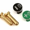 Whitz Racing Products Battery Grabs W/4mm Bullets (Green) -SAVOX Shop wrp grb grn 4