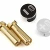 Whitz Racing Products Battery Grabs W/5mm Bullets (Silver) -SAVOX Shop wrp grb sil