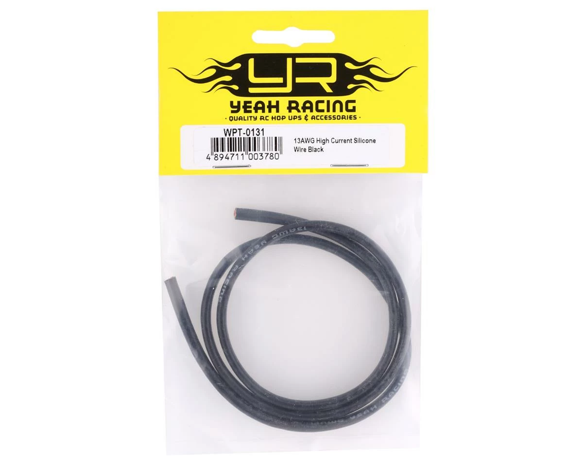 YEAH RACING 13AWG Silicone Wire (Black) (1.96') 4 YEAH RACING 13AWG Silicone Wire (Black) (1.96') - Image 2