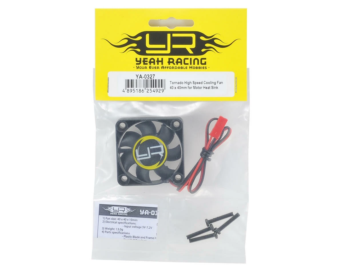 YEAH RACING 40x40x10mm Tornado High Speed Cooling Fan 4 YEAH RACING 40x40x10mm Tornado High Speed Cooling Fan - Image 2