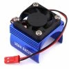 YEAH RACING Aluminum 540 Size Motor Heat Sink W/Cooling Fan (Blue) -SAVOX Shop yea ya 0410bu